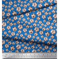 thumbnail image 3 of Soimoi Polyester Crepe Fabric Cartoon Football Sports Fabric Prints by Yard 52 Inch Wide, 3 of 3