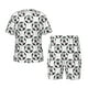thumbnail image 1 of Balery Happy Football Conjunto de Pijama Infantil de Manga Corta con Estampado – Ropa de Dormir de Algodón Suave-X-Large, 1 of 6