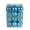 sky blue, variant on ESULOMP 48PCS Small Christmas Ball Oranments Pendant, Shatterproof Christmas Tree Bauble Hanging Decoration Bright Colored Ball for Xmas Holiday Wedding Home Party Ornament Decor(1.18in)