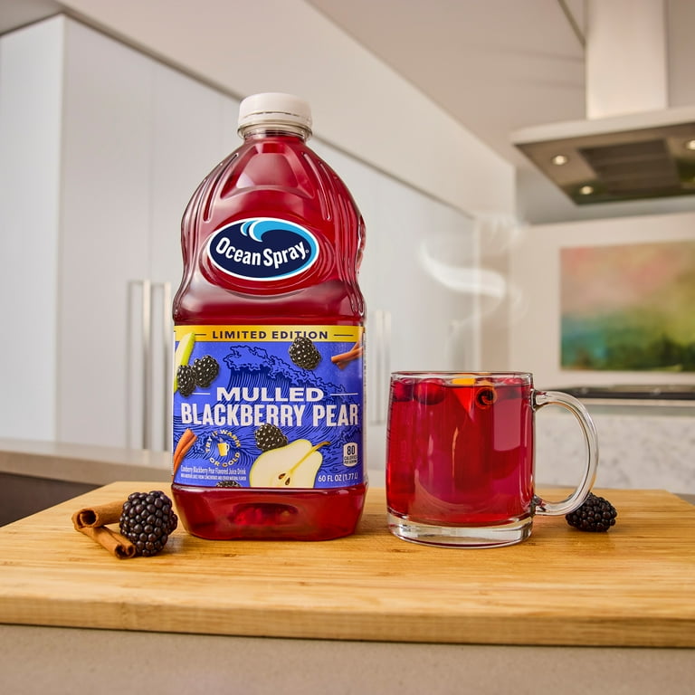 Ocean Spray® 60oz Mulled Blackberry Pear Juice - Walmart.com