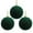 Green#1, variant on Nilvkv 3PCS Velvet Christmas Balls, Bulk Flocked Christmas Tree Ball Ornaments Plastic Balls 8cm/3.1in Xmas Decorative Hanging Ornaments Christmas Tree Decoration