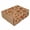 Kraft Gingerbread, variant on Ucanpack Holiday String Lights Pattern White Printed Mailer Boxes, 4x4x1 Inch Corrugated Cardboard Shipping Boxes, B Flute, Pack of 50, Holiday Gift Packaging for Small Business
