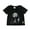 black, variant on Forever 21 Womens Panda Graphic T-Shirt, Black, Medium
