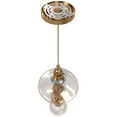 thumbnail image 6 of Avenue Lighting Hf7900 Avra 9" Wide Mini Pendant - Brass, 6 of 7