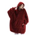 thumbnail image 2 of Sudadera Cobija Hoodie Mujer Hombre Con Capucha Suave Pijama, 2 of 7