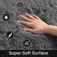 thumbnail image 3 of Alfombra Merelax, 244 x 305 cm, suave felpa, color carbón, 3 of 7