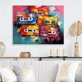 thumbnail image 2 of Designart "Cassette Tapes Retro flow IV" Music Metal Wall Decor, 2 of 5