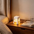 thumbnail image 6 of Mini Stool Shaped Lamp Ornament Lighting - Plastic Desk Decorative Light, Soft Eye Protection, Stable Non-Tip Base, Easy Control Buttons, Wihte, 6 of 6