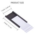 thumbnail image 3 of 150 Soportes Magnéticos para Etiquetas con Soportes Magnéticos para Tarjetas de Datos con Protectores de Plástico Transparente para Estantes de Metal (1 x 2 Pulgadas), 3 of 7