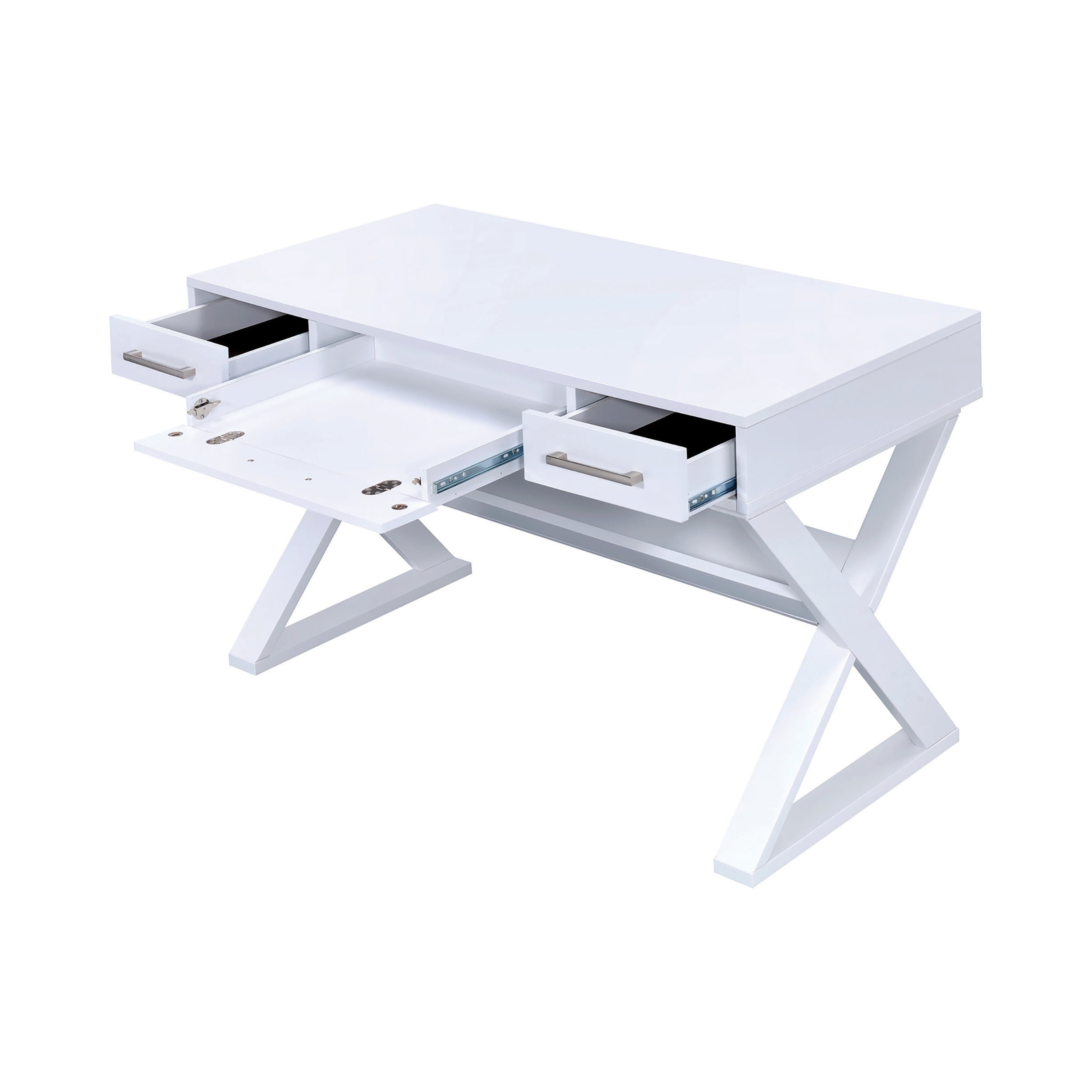Krista 3drawer Writing Desk, White