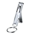thumbnail image 2 of Stainless Steel Folding Nail Clippers Set with Lock, File, and Anti-Splash Design - Durable, Portable Manicure Tools for Travel - Thin Precision Trimmers for Fingernails and Toenails, 2 of 7