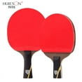 thumbnail image 3 of Huieson 6 Star Carbon Fiber Blade Table Tennis Racket Double Face Pimples Ping Pong Paddle Racket Set 1 short and 1 long, 3 of 4