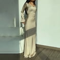 thumbnail image 2 of Sexy Long Sleeve Bodycon Maxi Dress For Women Summer 2024 Fashion O Neck Slim Green Evening Party Dress Elegant Vestidos, 2 of 7