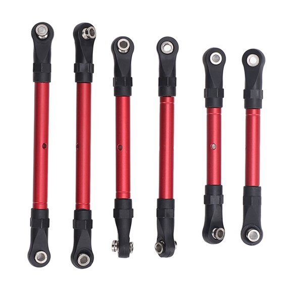 6pcsCar Steering Tie Rod Aluminum Alloy Spare Part Long ShortTie Rods Set for Traxxas Slash Remote Controlled Car