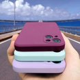 thumbnail image 2 of Original Square Liquid Silicone Phone Case For iPhone 14 13 12 Pro Max Mini Plus 2023 Shockproof Back Cover, 2 of 5
