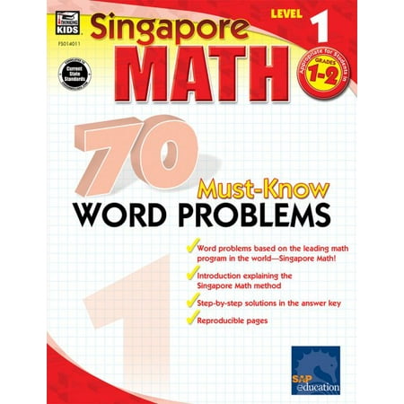 Singapore Math 70 Must-Know Word Problems, Level 1