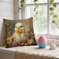 thumbnail image 4 of ChicYu Easter Pillow Cover 17.7x17.7in Cute Bunny Egg Pattern Cushion Cover Soft Washable Pillowcase Without Insert for Sofa Bedroom Car Spring Holiday Decor, 4 of 6
