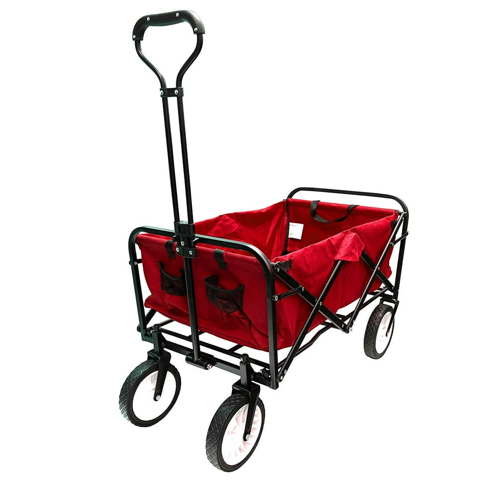 Magshion Collapsible Folding Garden Outdoor Park Utility Wagon Picnic
