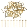 thumbnail image 1 of Uxcell 100-Pack Clavos Pequeños, 1.2mm x 15mm Clavos de Latón Hardware Cabeza Redonda, 1 of 6