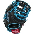 thumbnail image 2 of Rawlings R9 13-Inch First Base Mitt | DCT Pattern | RHT/LHT | Black/Columbia Blue, 2 of 2