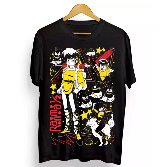 VINTAGE Ranma 1/2 T-Shirt Shampoo Rumiko Takahashi Manga Anime Gift T-shirt Graphic Tee