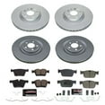 thumbnail image 2 of PowerStop Front and Rear Geomet Coated Brake Rotor and Pad Kit Fits: VOLVO Select Models CRK8225, 2 of 5