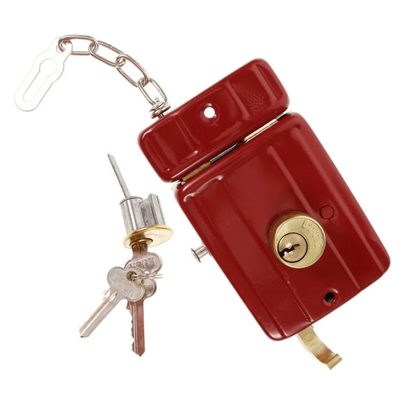 Hemoton  Slide Door Security Bar Old Style Anti-theft Lock Travel