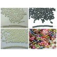 thumbnail image 2 of U8MO 1000Pcs 4mm Plastic Faux Pearl Round Beads Imitation Pearl Mini Spacer Colour-Mixed Colour, 2 of 6