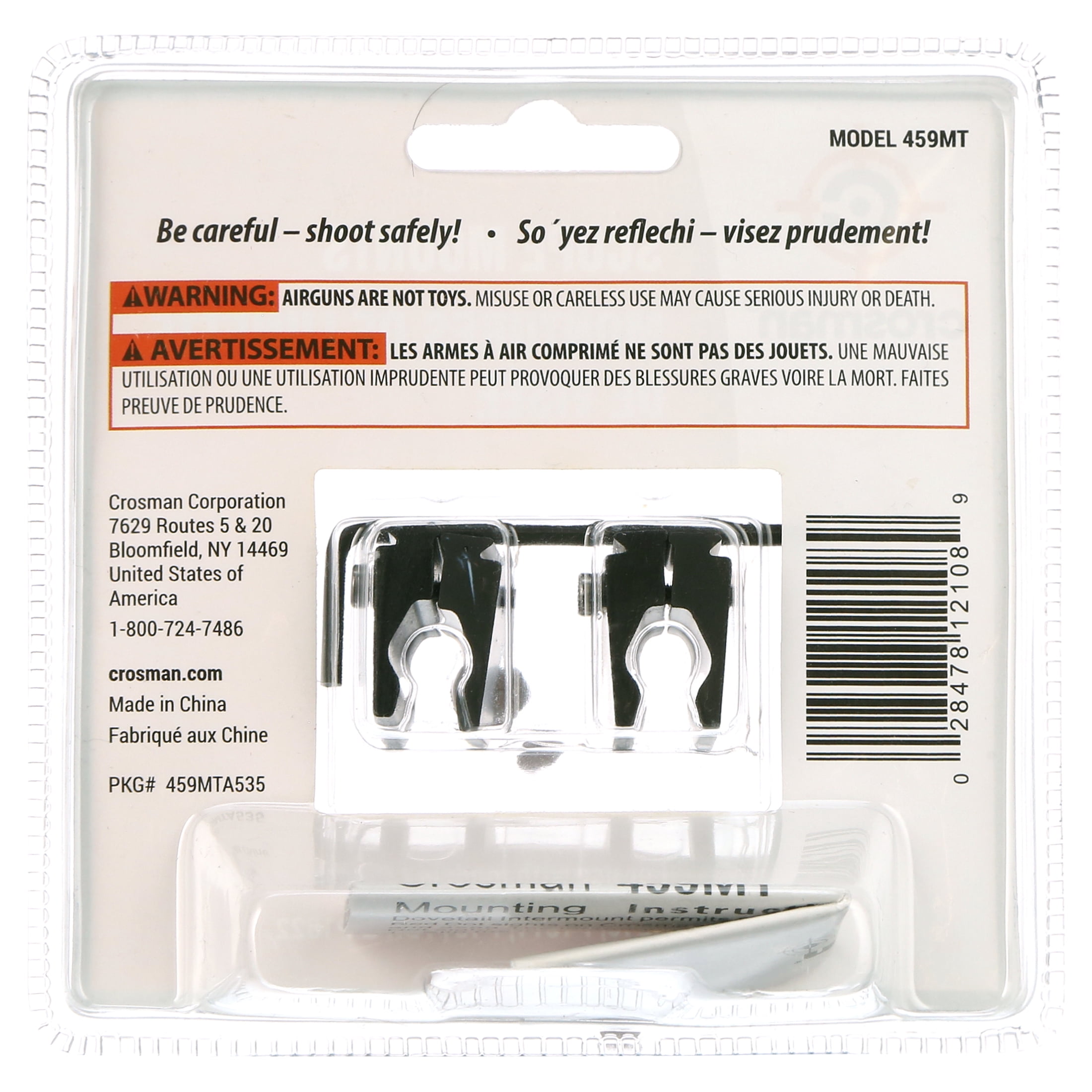 Crosman Optic Intermount, 4 Pc 459MTC