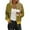 Fall Clothes Yellow, variant on Zip Up Jacket for Women Lightweight Windproof Bomber Jackets Fashion Plaid Printed Baseball Coat Boyfriend Loose Fit Outerwear