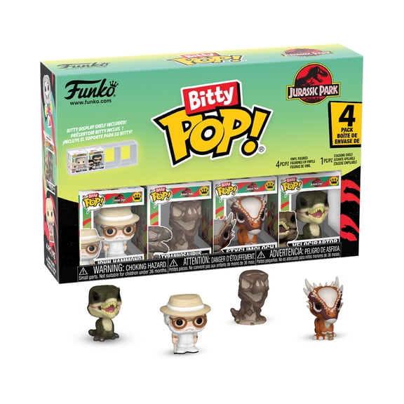 Funko Bitty POP 4 Pack: Jurassic Park - Raptor Collectible Vinyl Mini Figure