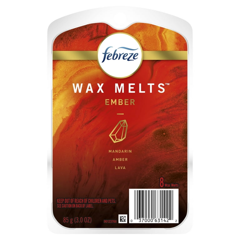 Febreze Wax Melts Air Freshener Ember Scent, 2.75 oz. Wax Melts (8