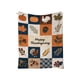 thumbnail image 2 of Thanksgiving Pumpkin Maple Leaf Fruit Blanket Digital Print Flannel Blanket Warm And Cozy Nap Blanket, 2 of 6