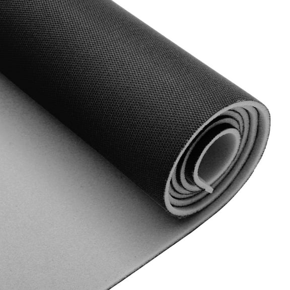 Unique Bargains Headliner Fabric 36" L x 48" W for Car Truck RV SUV Automotive Interior Trim DIY Roof Repair Replacement Foam Backing Breathable Mesh Fabric Black