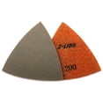 thumbnail image 1 of Almohadillas de pulido de diamante triangulares Rueda de diamante Muela abrasiva de diamante Bloque de mármol para piedra de mármol 80mm 200 CUTICAT Almohadillas de pulido de diamante, 1 of 8