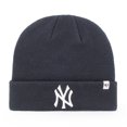 thumbnail image 1 of New York Yankees MLB Raised Cuffed Knit Beanie, 1 of 1