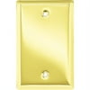 Brainerd 126437 Stamped Steel Round Single Blank Wall Plate, 1 per pkg