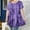 Purple, variant on Plus Size Tops for Women Casual Short Sleeves T Shirts Flowy Blouses