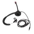 thumbnail image 3 of Auriculares monoaurales de un solo oído con micrófono con cancelación de ruido y ajuste de volumen., 3 of 14