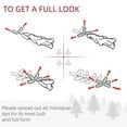 thumbnail image 4 of CIPACHO Prelit Holiday Christmas 4-Piece Set, Garland Wreath and Set of 2 Entrance Trees with Warm White LED Lights, Red Berries, Pine Cones, Christmas Decor for Indoor Outdoor, Green, 4 of 7