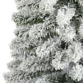 thumbnail image 4 of Nearly Natural 6ft. Flocked Pencil Artificial Christmas Tree with 438 Bendable Branches, 4 of 6
