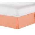 thumbnail image 2 of The Great American Store Easy Fit Pleated Style Bed Skirt / Dust Ruffle with 28 Inch Tailored Drop (Twin Size, Solid Coral) 600 Thread Count 100% Cotton - Covers Bed Legs and Frame, 2 of 4