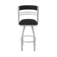 thumbnail image 5 of 860 Hunter 36" Swivel Bar Stool with Anodized Nickel Finish and Canter Espresso Seat and Back, 5 of 5