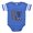 Royal Blue, variant on CafePress - This Is How I Roll Cricket - Cute Infant Baby Football Bodysuit