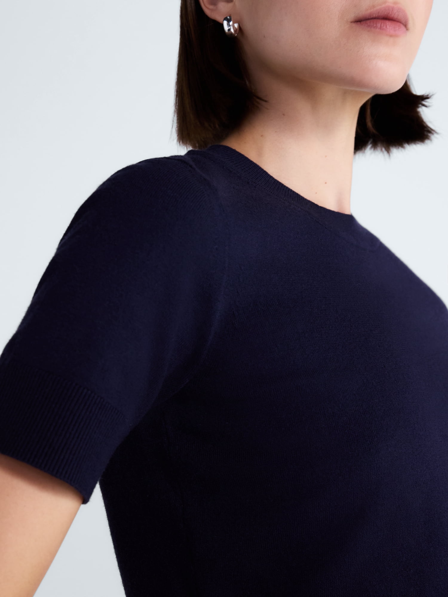 Free Assembly Women's and Women's Plus Cozy Yarn Sweater Tee with Short Sleeves, Sizes XS-4X