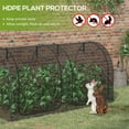 thumbnail image 3 of Outsunny 8 x 4ft Crop Cage with Two Zippered Doors and Storage Bag, Black, 3 of 9