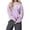 Light Purple, variant on Women's Fashion Lightweight Long Sleeve Pullover with Pockets Preppy Graphic Hoodie with Bow Print for Fashion Looks,Hot Pink,L