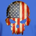 thumbnail image 3 of CafePress - American Flag Skull Dark T Shirt - Men's Classic Graphic Cotton T-Shirt, 3 of 4