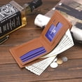 thumbnail image 3 of Men Boys Teens Xams Gift Concise Wearable PU Leather Multi Position Wallet Purse, 3 of 8