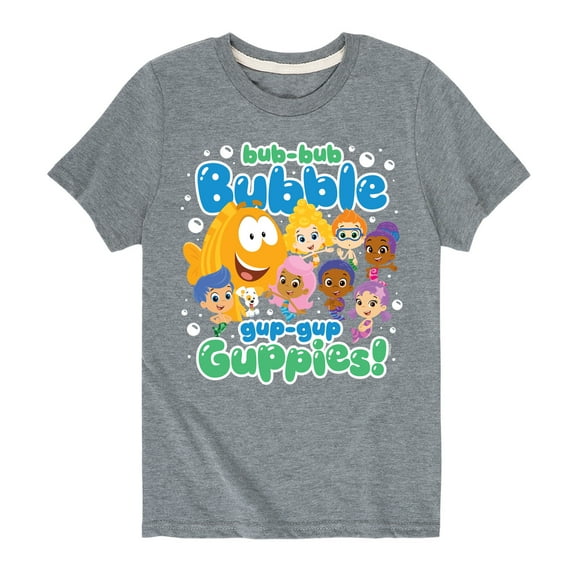 Bubble Guppies - Bub Bub Bubble Gup Gup Guppies - Toddler And Youth Short Sleeve Graphic T-Shirt